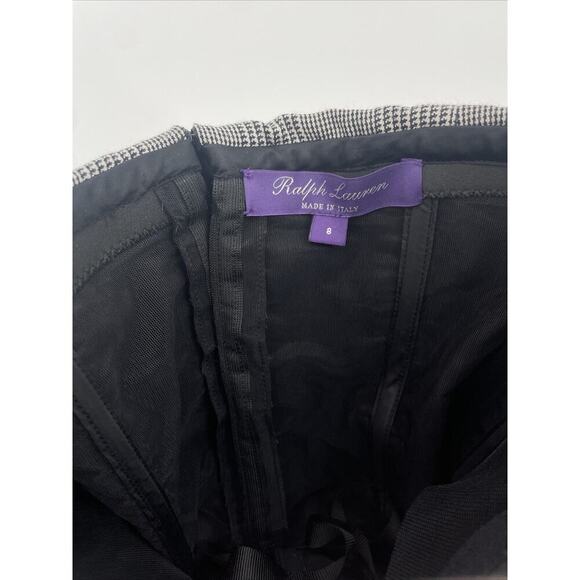 Ralph Lauren Collection Purple Label Bustier Top Plaid Wool Blouse Peplum Runway - Picture 14 of 16